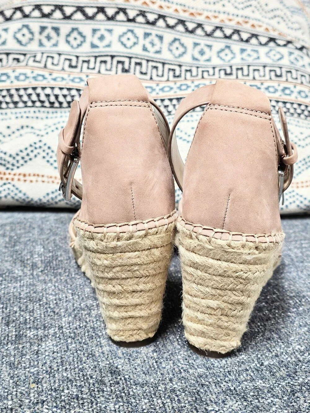 Taupe Espadrille Wedges Vince Camuto - Picture 6 of 8